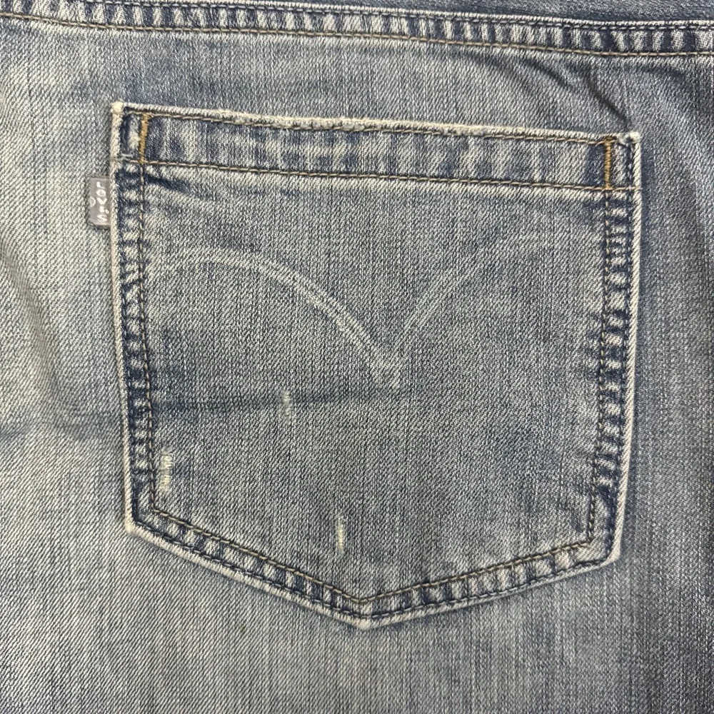 Levis True Straight Silver Tab Mens 36x30 Denim Button Fly Jeans Y2K(Fits 36x28)